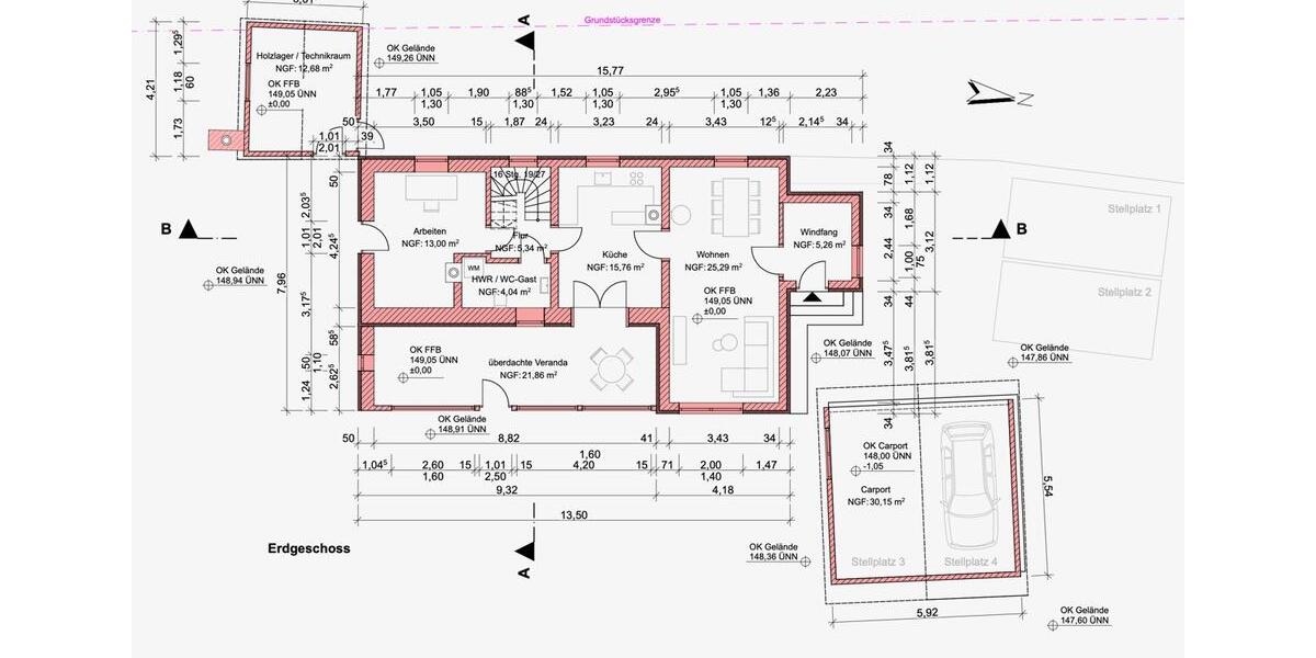Einfamilienhaus Herford Falkendiek - 6 Zimmer, 224 m&sup2;, 390.000&euro; | Angebot:26915532