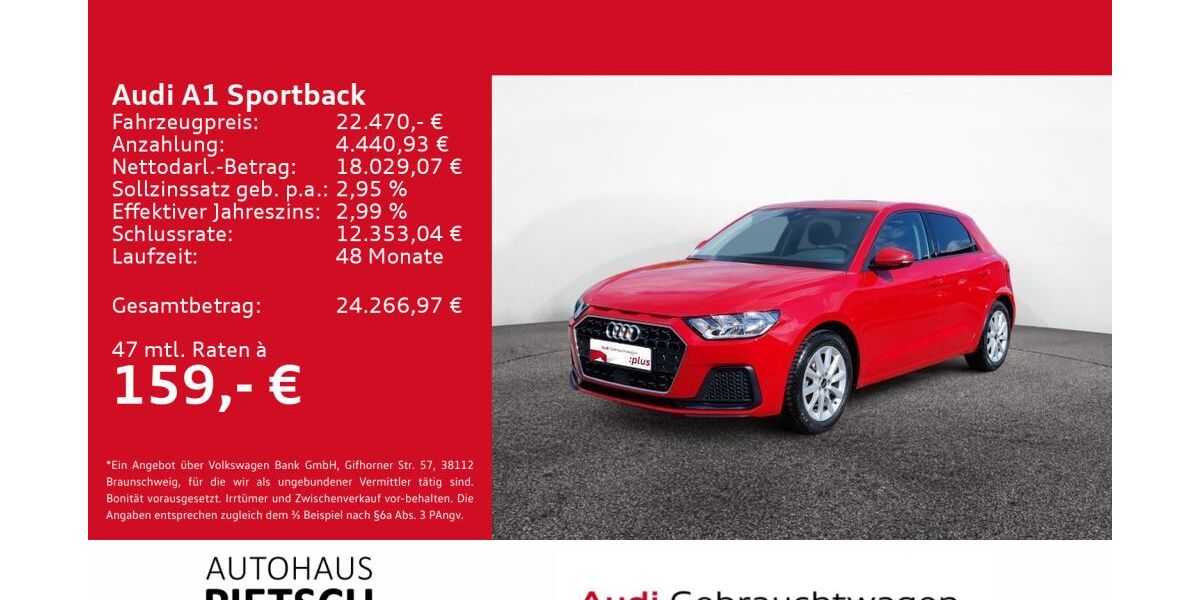 Audi A1 8.967 km 22.470 &euro; Bünde 32257