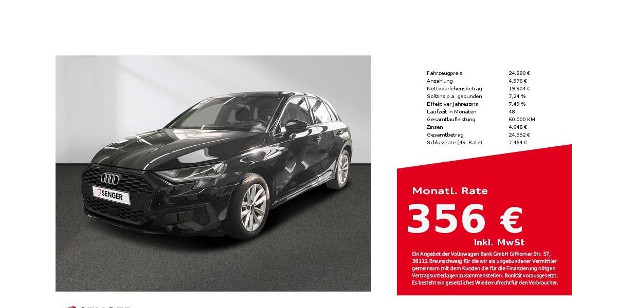 Audi A3 12.861 km 24.880 € Bielefeld 33609