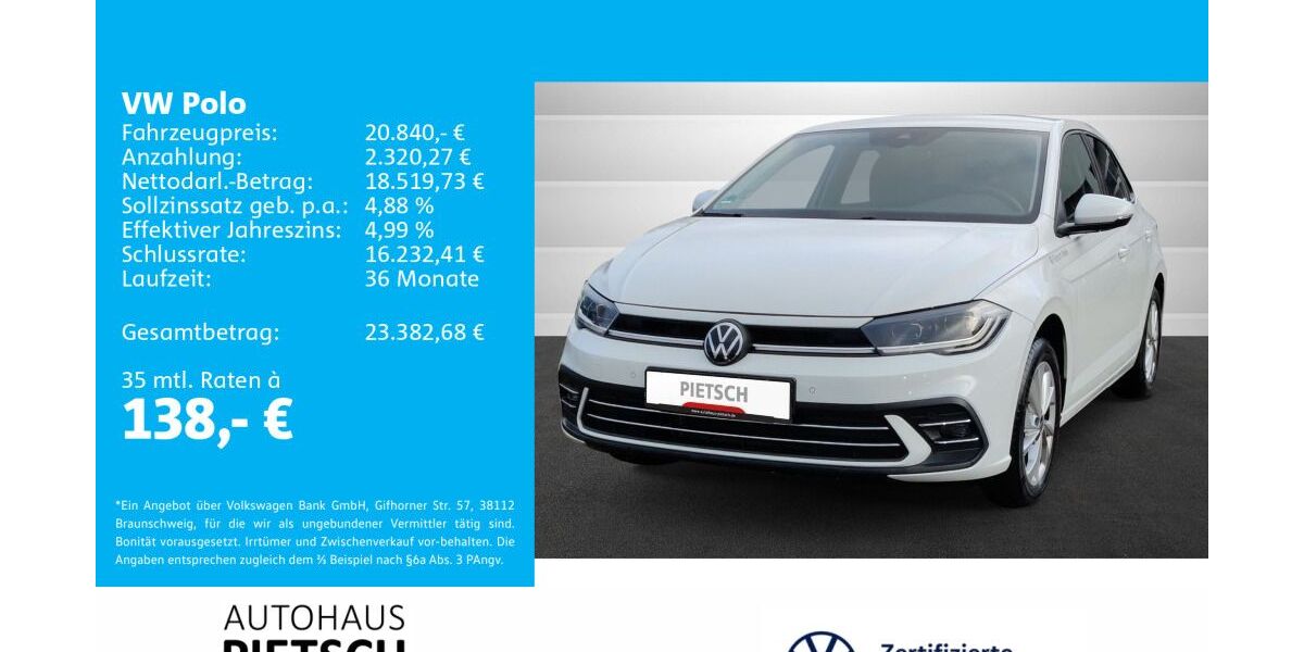 VW Polo 6.000 km 20.840 &euro; Melle 49324