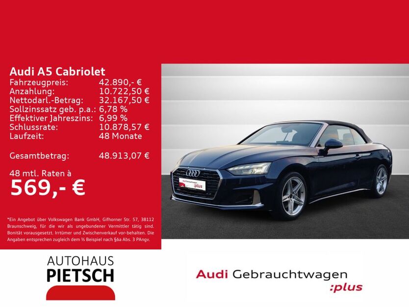 Audi A5 27.393 km 41.840 € Bünde 32257