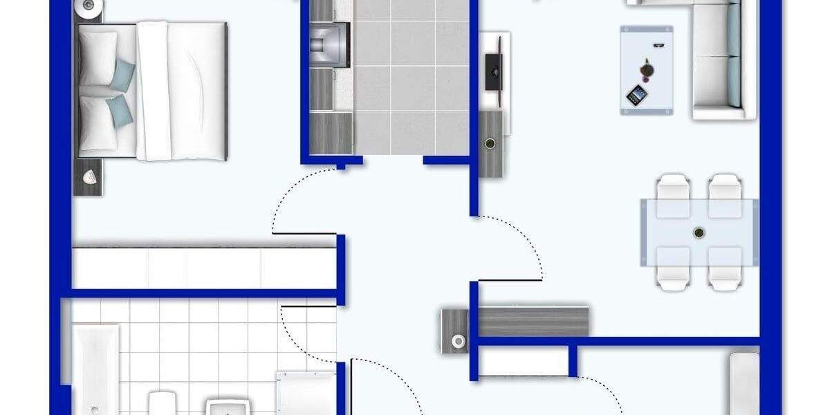 Etagenwohnung Gütersloh Innenstadt - 2 Zimmer, 64 m&sup2;, 219.000&euro; | Angebot:25686828