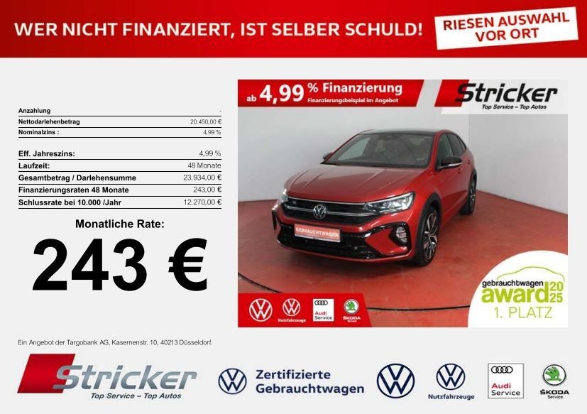 VW Taigo 17.587 km 19.994 &euro; Detmold 32760