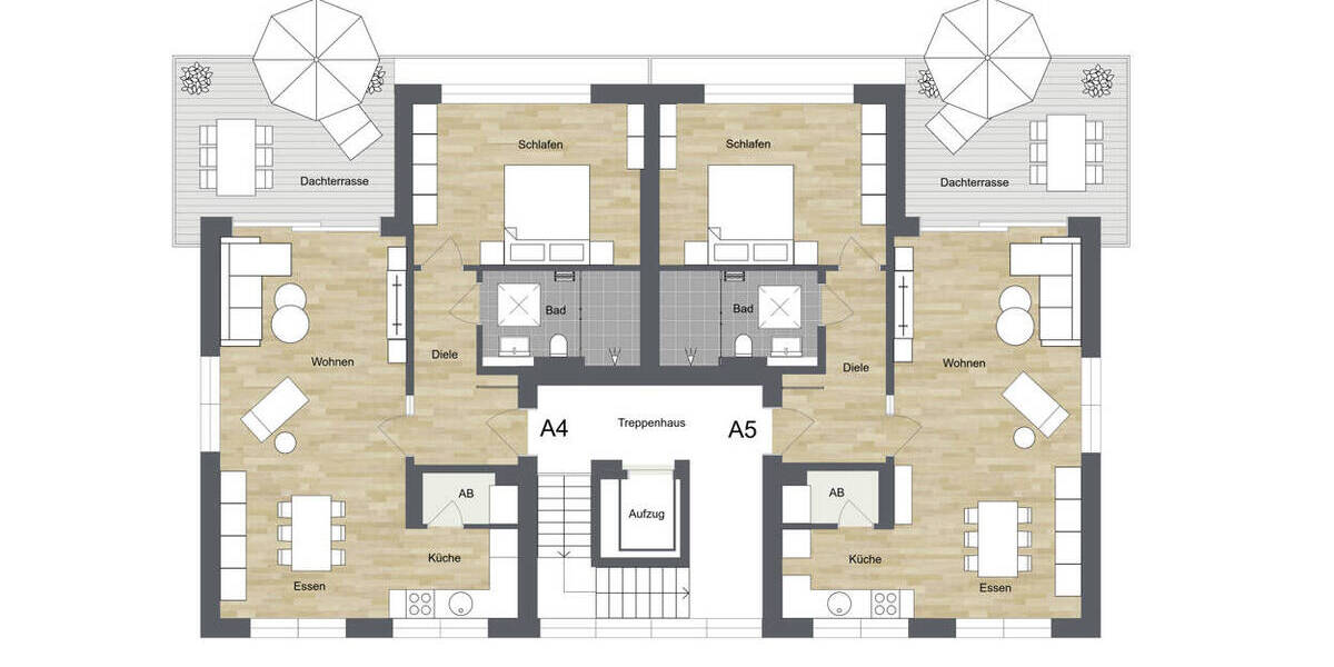 Etagenwohnung Bielefeld Senne - 4 Zimmer, 102 m&sup2;, 552.990&euro; | Angebot:26740762