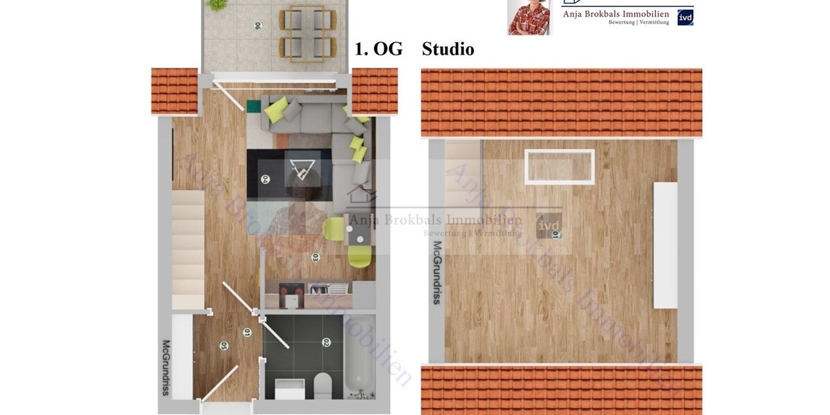 Singlewohnung mit Erweiterung - selber wohnen oder vermieten - perfekter Start - provisionsfrei für Käufer 1.5 zimmer