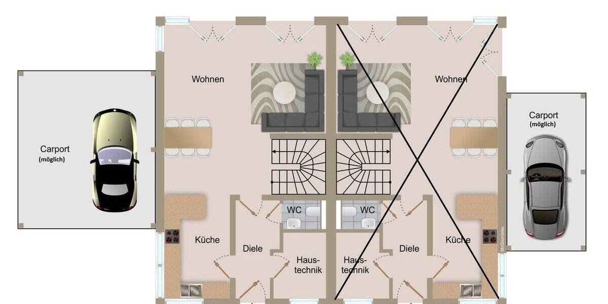 Doppelhaushälfte Bielefeld Großdornberg - 5 Zimmer, 143 m&sup2;, 596.000&euro; | Angebot:26208417