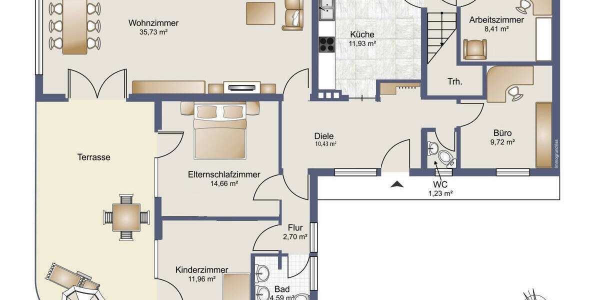 Bungalow Bielefeld / Senne Senne - 5 Zimmer, 115 m&sup2;, 498.000&euro; | Angebot:26730944