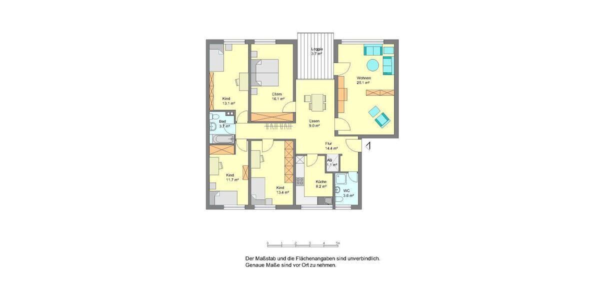 Erdgeschoßwohnung Gütersloh - 5 Zimmer, 123 m&sup2;, 1.026&euro; | Angebot:25712277