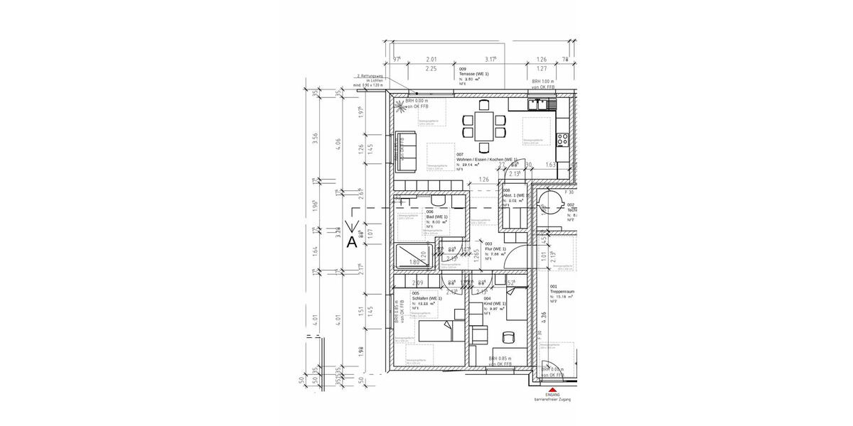 Erdgeschoßwohnung Bad Oeynhausen Rehme - 3 Zimmer, 80 m&sup2;, 1.080&euro; | Angebot:26700887