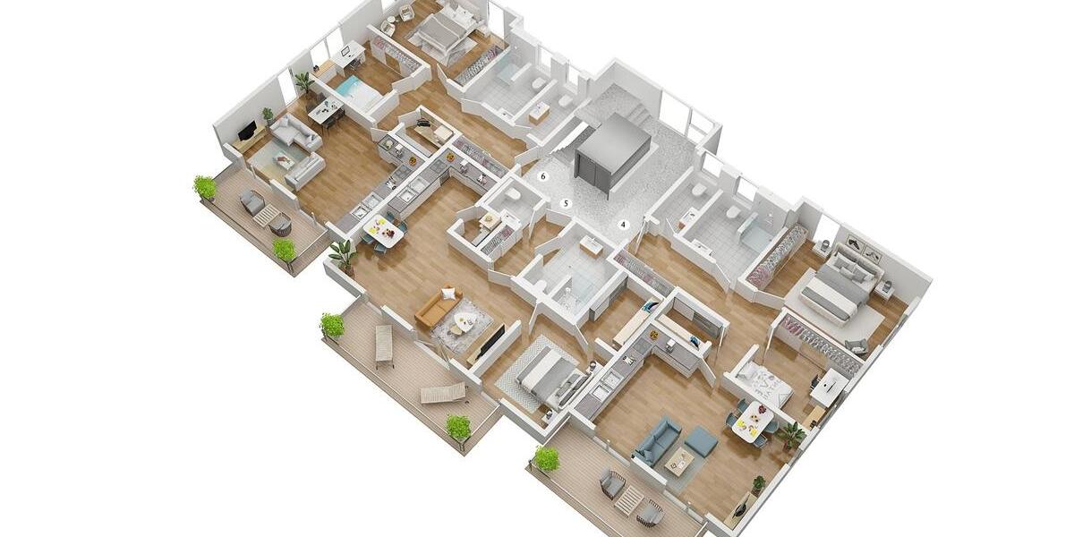 Etagenwohnung Bielefeld Jöllenbeck - 2 Zimmer, 75 m&sup2;, 900&euro; | Angebot:25144466