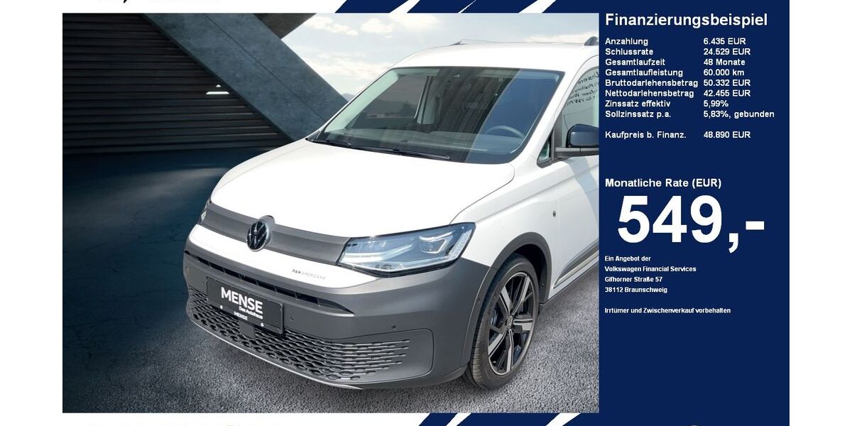 VW Caddy 4.000 km 42.690 &euro; Gütersloh 33334