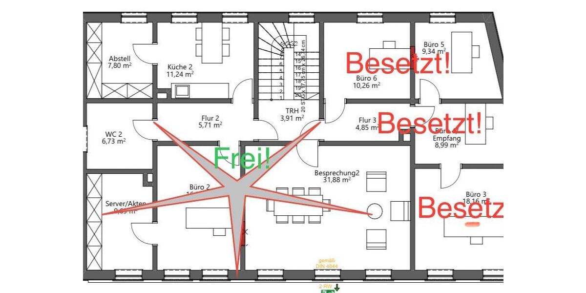 Büro Praxis Verwaltungsräume zu vermieten zimmer