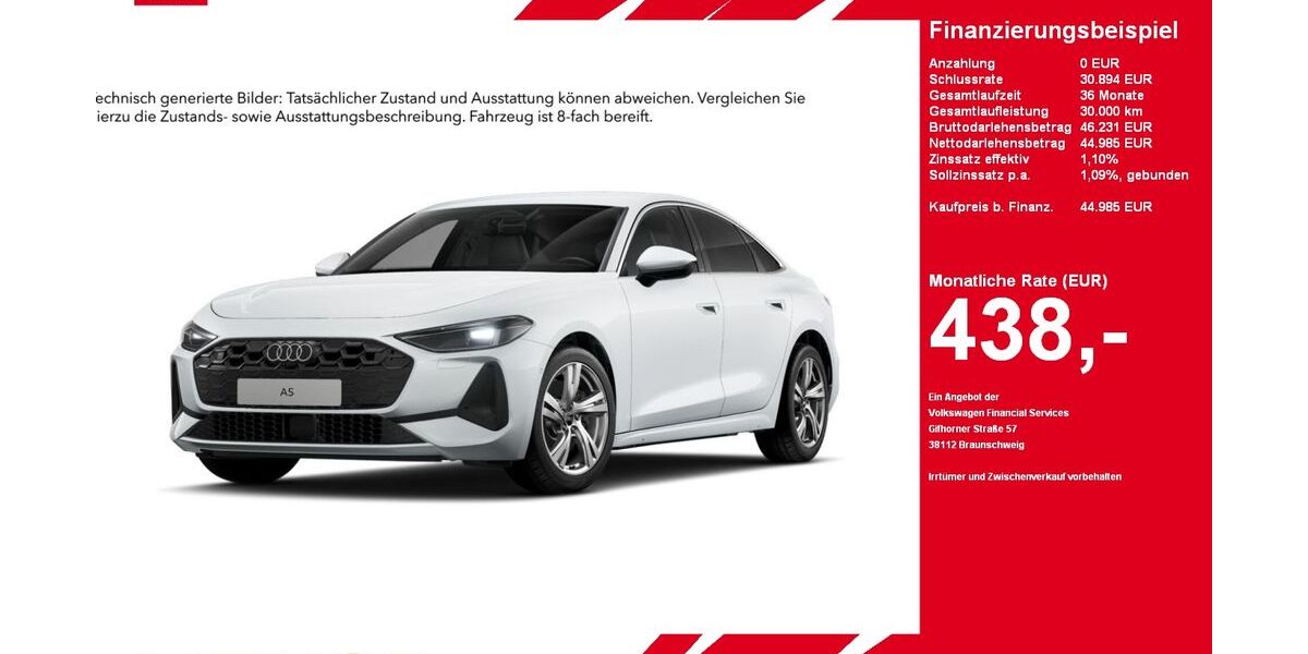 Audi A5 27.607 km 44.985 &euro; Gütersloh 33330