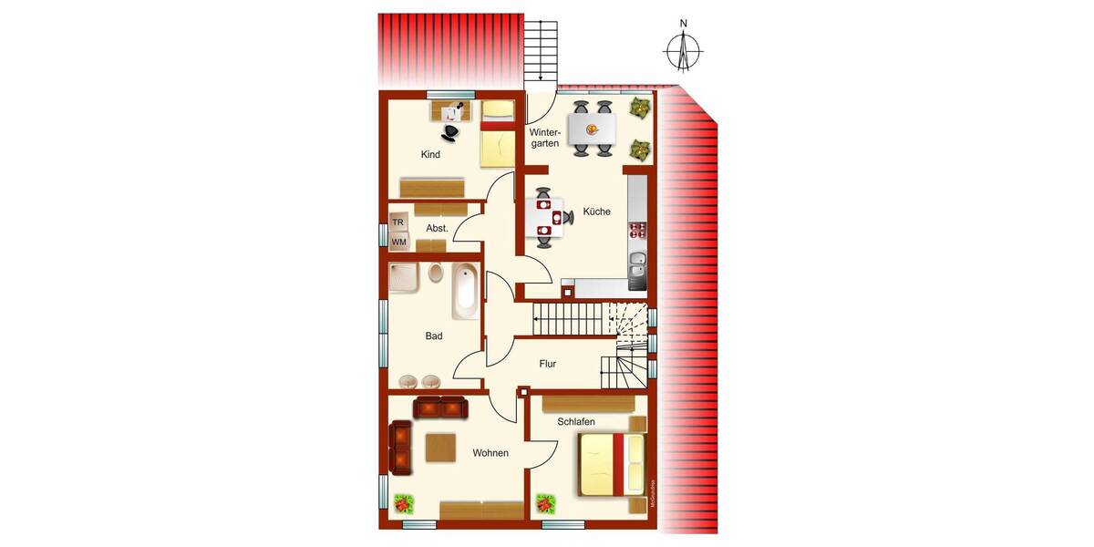 Mehrfamilienhaus, Wohnhaus Gütersloh Innenstadt - 7 Zimmer, 529.000&euro; | Angebot:26450961