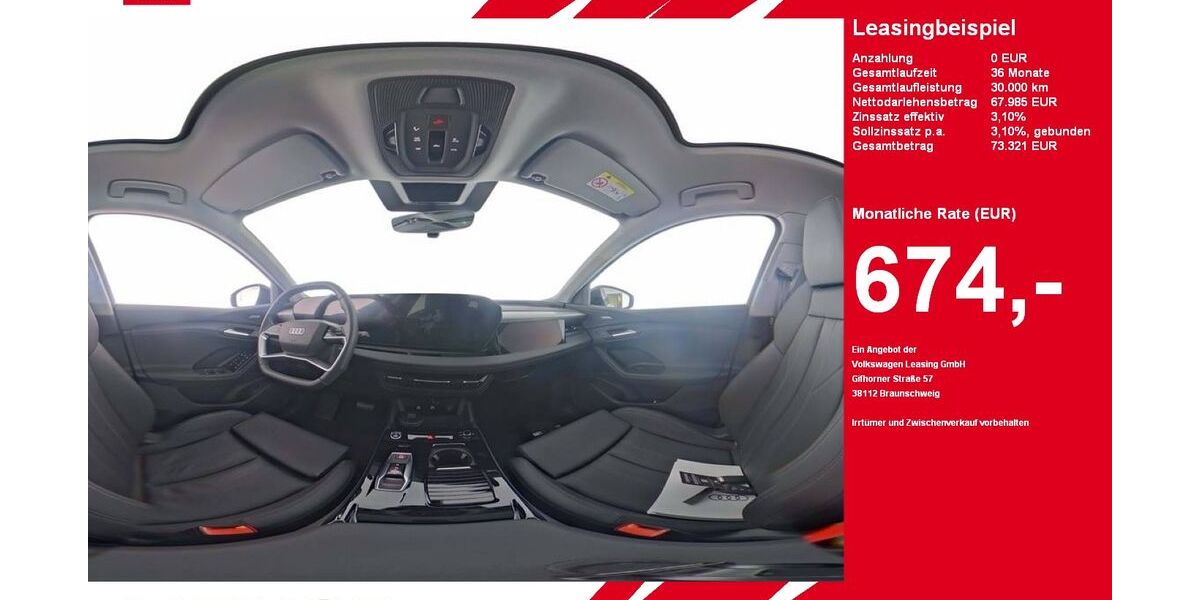 Audi Q6 e-tron 19.356 km 67.985 &euro; Gütersloh 33334