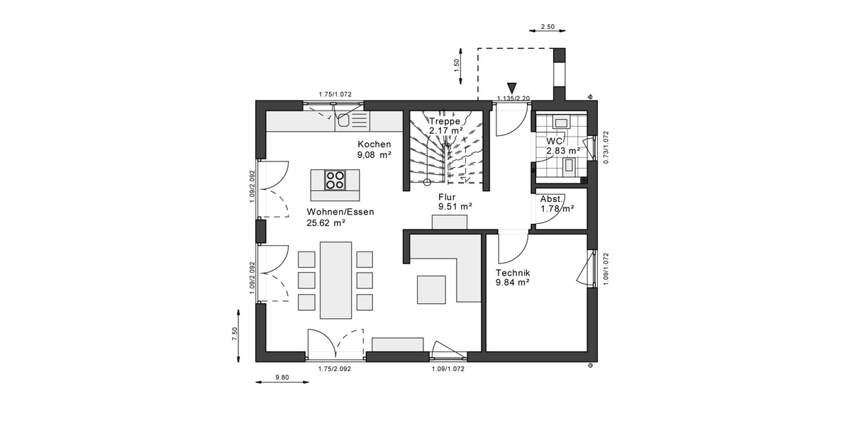 Einfamilienhaus Detmold Hiddesen - 3 Zimmer, 122 m&sup2;, 488.000&euro; | Angebot:26155890