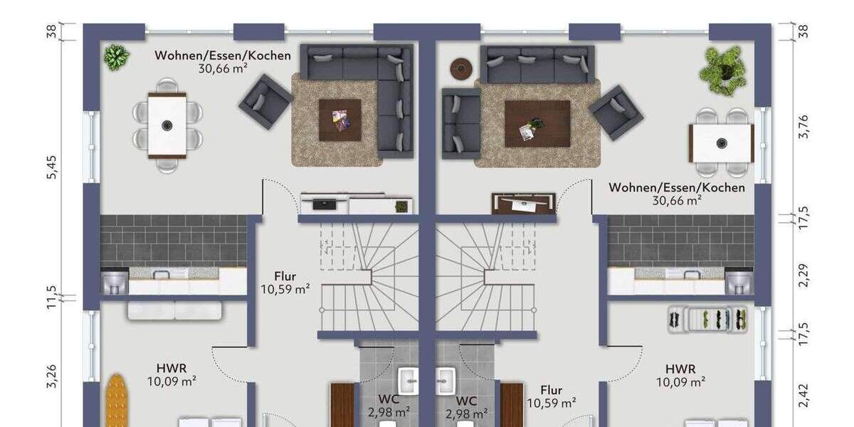 Doppelhaushälfte Schloß Holte-Stukenbrock Sende - 5 Zimmer, 136 m&sup2;, 476.000&euro; | Angebot:25732997