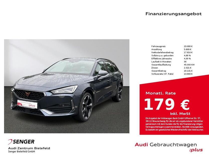 Cupra Leon 60.100 km 23.680 € Bielefeld 33609