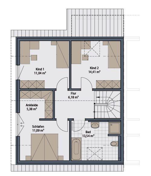 Doppelhaushälfte Herford Diebrock - 5 Zimmer, 176 m&sup2;, 1.900&euro; | Angebot:26664281