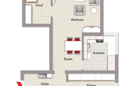 Wohnung Herford - 3 Zimmer, 75 m&sup2;, 750&euro; | Angebot:25638794