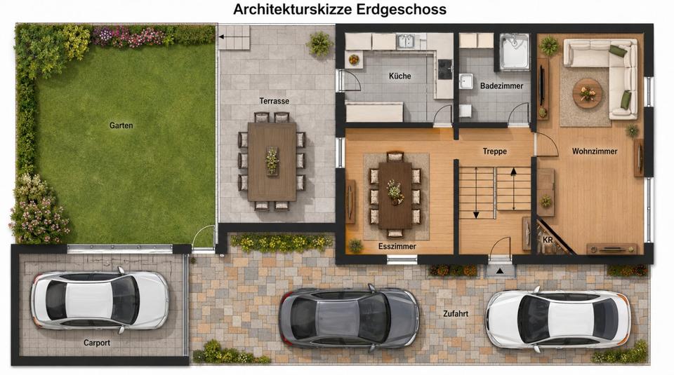 Doppelhaushälfte Gütersloh Kattenstroth - 8.5 Zimmer, 190 m&sup2;, 469.000&euro; | Angebot:27079177