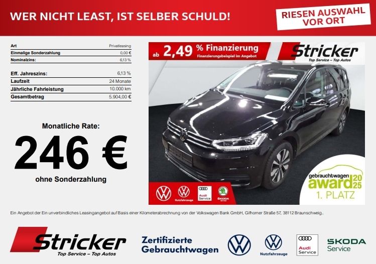 VW Touran 25.466 km 30.949 &euro; Detmold 32760