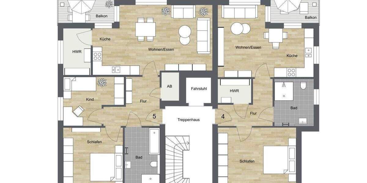 Etagenwohnung Leopoldshöhe Asemissen - 3 Zimmer, 83 m&sup2;, 342.000&euro; | Angebot:25669147