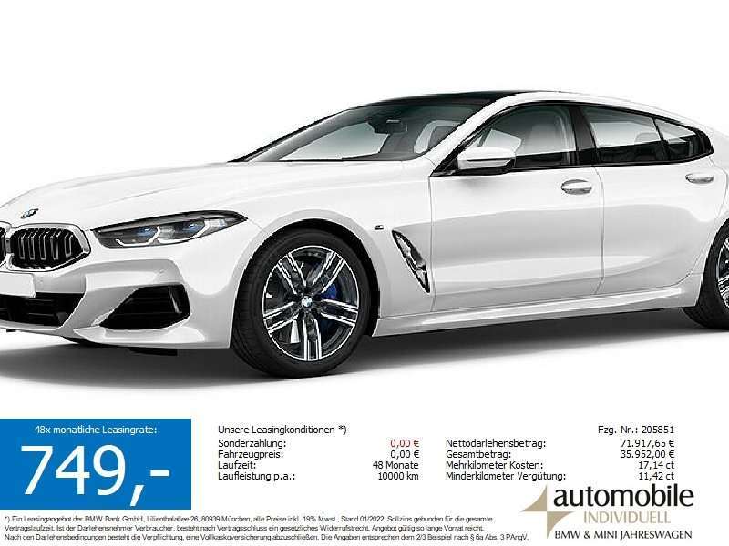 BMW 840 1.800 km 71.840 € Paderborn 33100