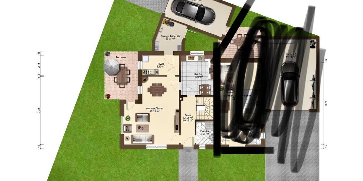 Einfamilienhaus Halle - 12 Zimmer, 208 m&sup2;, 1.950&euro; | Angebot:26434500
