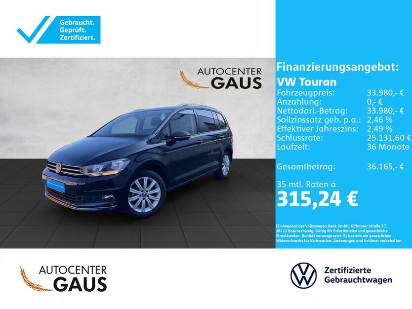 VW Touran 12.663 km 33.980 € Bielefeld 33699
