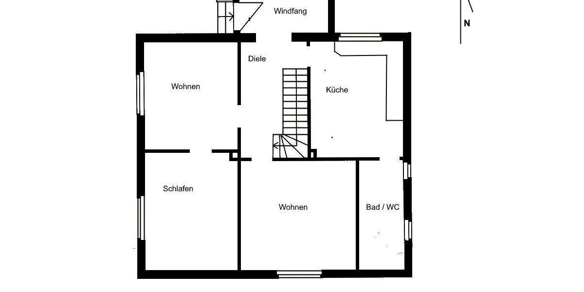 Jung kauft Alt - Wohnhaus in schöner Landschaft in Spenge - Mantershagen 6 zimmer