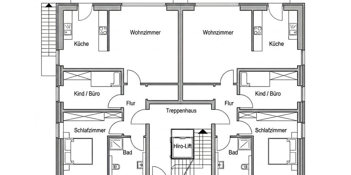 Erdgeschoßwohnung Bielefeld Heepen - 3.5 Zimmer, 79 m&sup2;, 1.130&euro; | Angebot:25381978