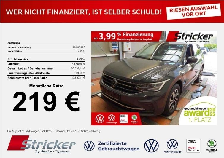 VW Tiguan 45.079 km 23.949 &euro; Detmold 32760