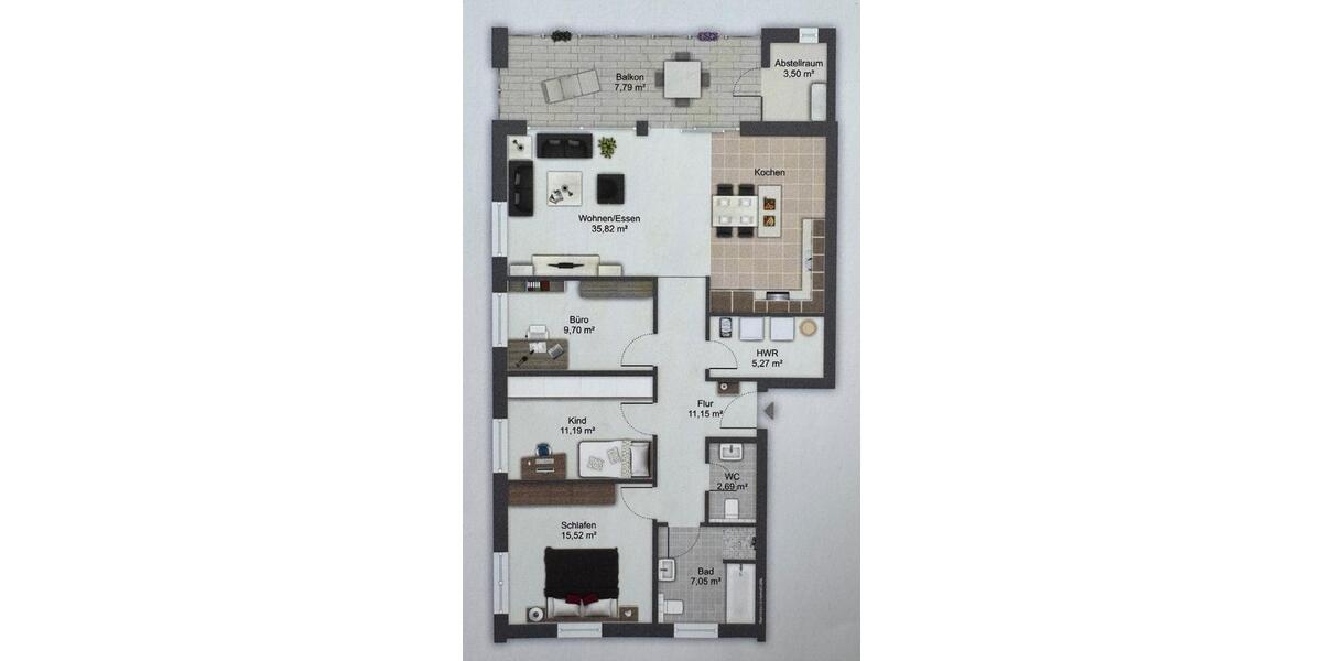 Etagenwohnung Bad Oeynhausen Rehme - 3 Zimmer, 110 m&sup2;, 420.000&euro; | Angebot:26930179