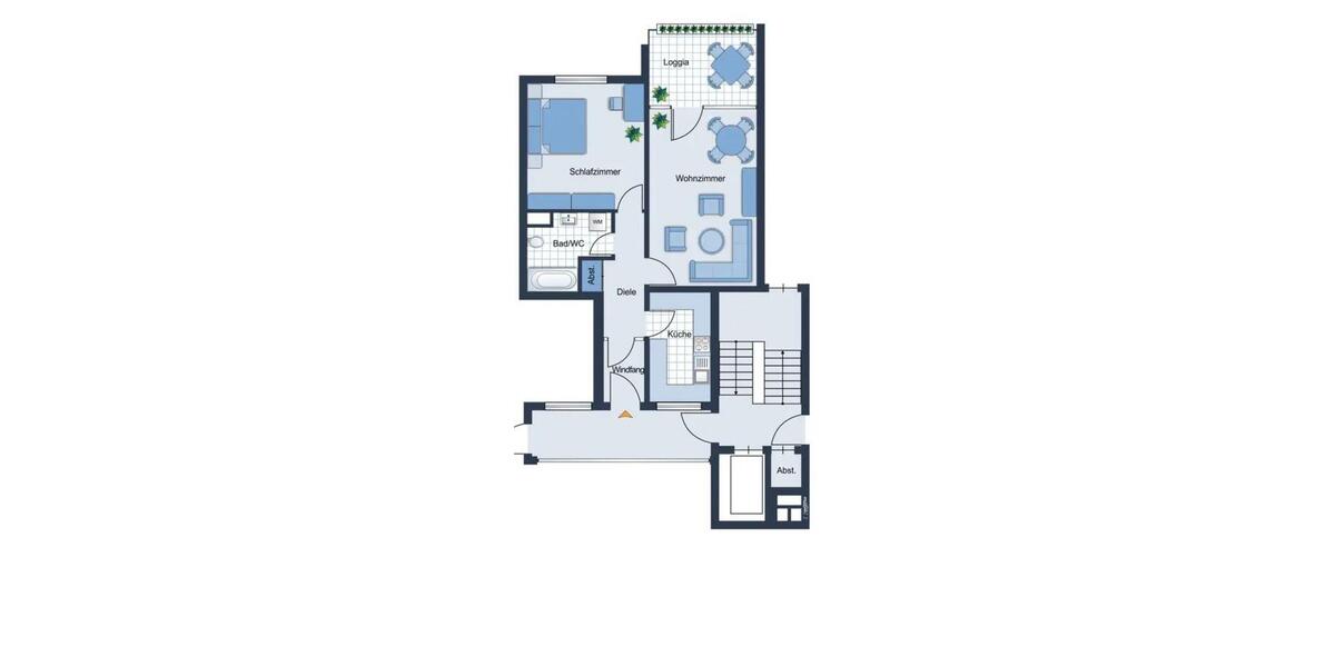 Etagenwohnung Herford Diebrock - 2 Zimmer, 67 m&sup2;, 99.500&euro; | Angebot:26503716