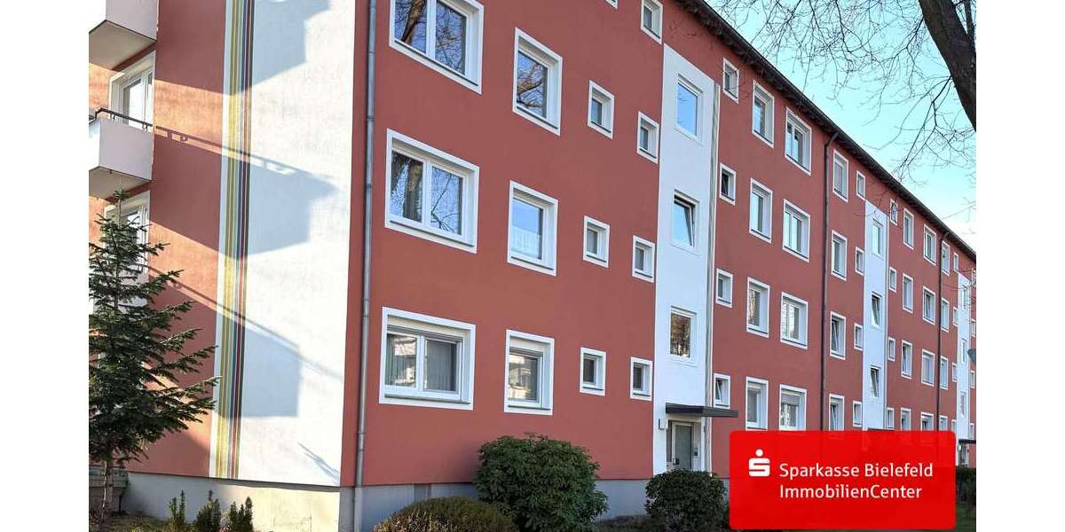 Etagenwohnung Bielefeld Sennestadt - 3 Zimmer, 60 m&sup2;, 129.000&euro; | Angebot:26006076