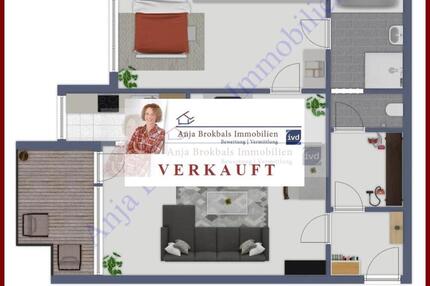 Gütersloh bevorzugte Wohnlage Nähe Stadtpark Loggia Garagenstellplatz - für Käufer provisionsfrei