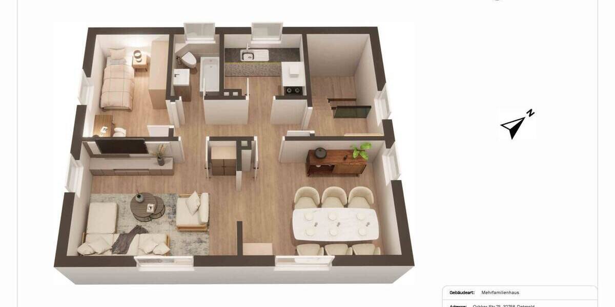 Einfamilienhaus Detmold / Heidenoldendorf Heidenoldendorf - 7 Zimmer, 126 m&sup2;, 365.000&euro; | Angebot:26451776