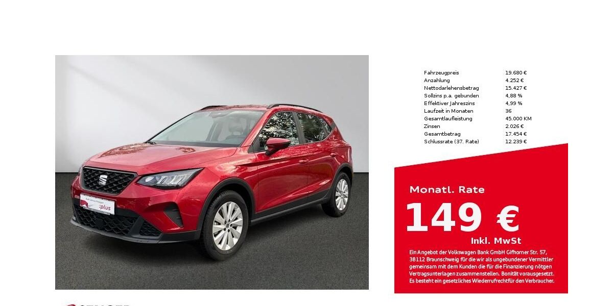 Seat Arona 7.270 km 17.480 &euro; Bielefeld 33609