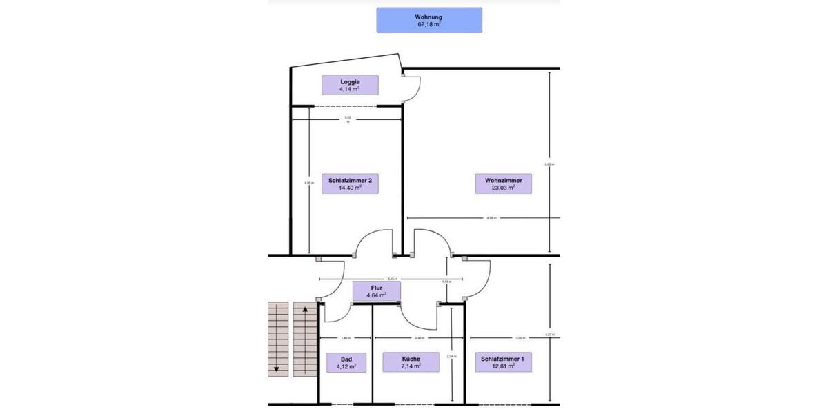Etagenwohnung Bielefeld Sennestadt - 3 Zimmer, 67 m&sup2;, 135.000&euro; | Angebot:25806499