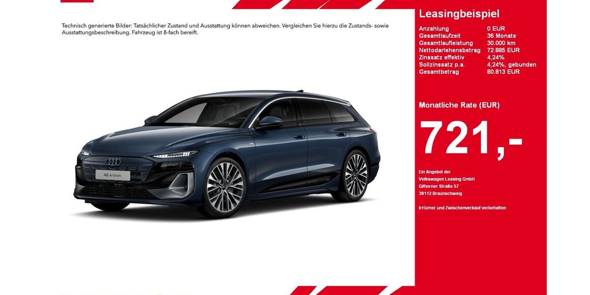Audi A6 e-tron 9.905 km 72.885 &euro; Gütersloh 33330