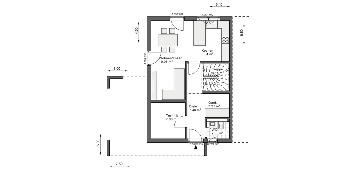 Doppelhaushälfte Herford Falkendiek - 4 Zimmer, 140 m&sup2;, 1.600&euro; | Angebot:26663224