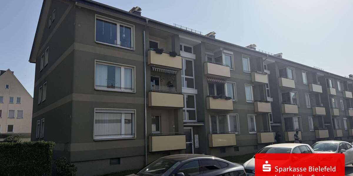 Etagenwohnung Bielefeld Heepen - 3 Zimmer, 71 m&sup2;, 165.000&euro; | Angebot:25883870