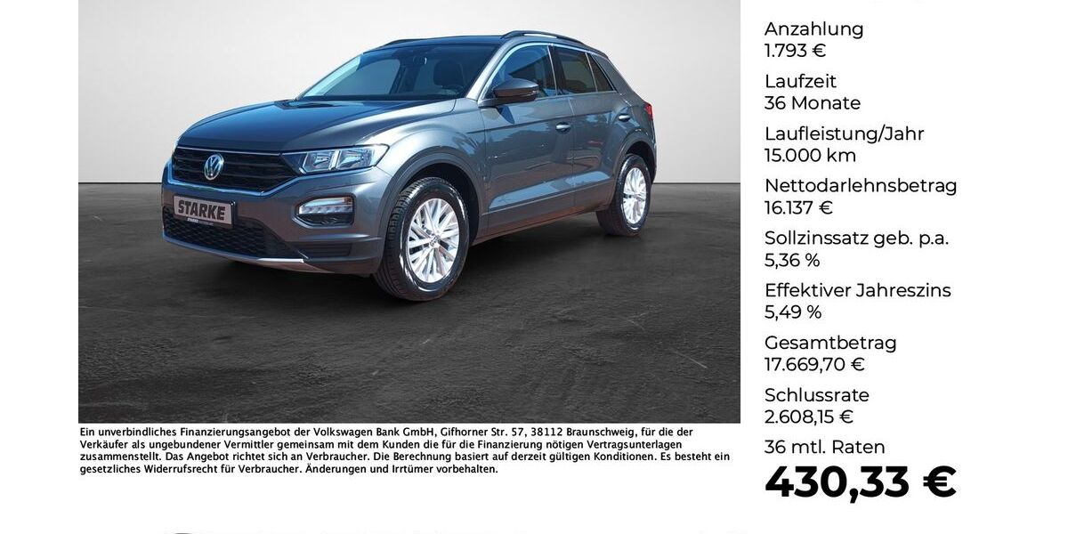 VW T-Roc 73.893 km 17.930 &euro; Versmold 33775