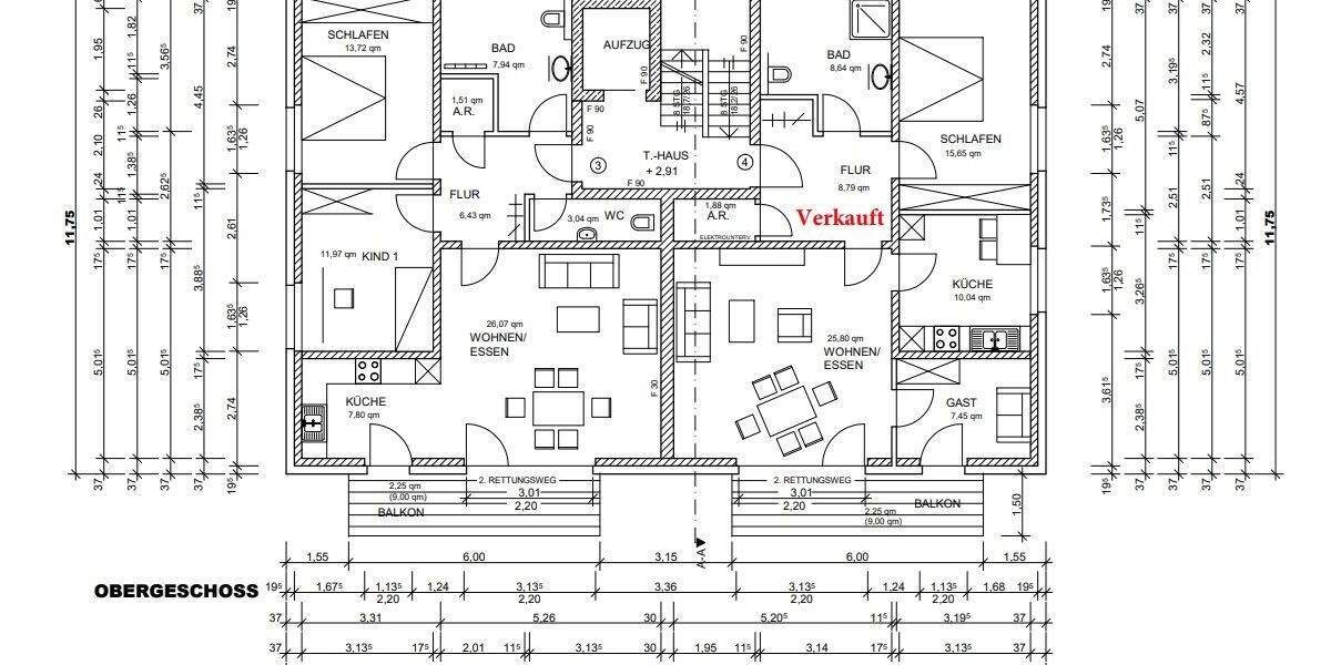 Etagenwohnung Bielefeld Gadderbaum - 3 Zimmer, 83 m&sup2;, 399.900&euro; | Angebot:25669110