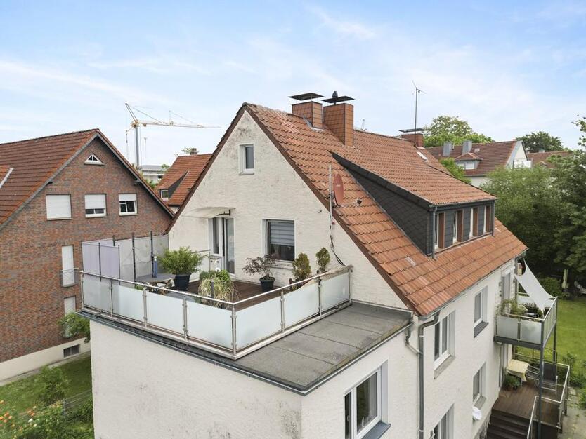 4-Zimmer-Wohnung inkl. großer Dachterrasse in Detmold zur Miete