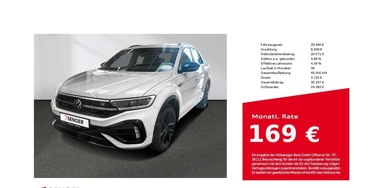 VW T-Roc 25.038 km 35.480 &euro; Bielefeld 33609