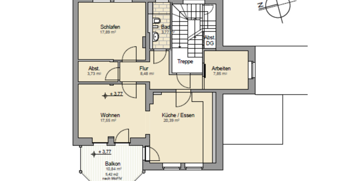 Erdgeschoss Eigentumswohnung in kernsanierter Detmolder Villa 3 zimmer