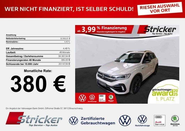 VW T-Roc 32.017 km 32.949 € Detmold 32760