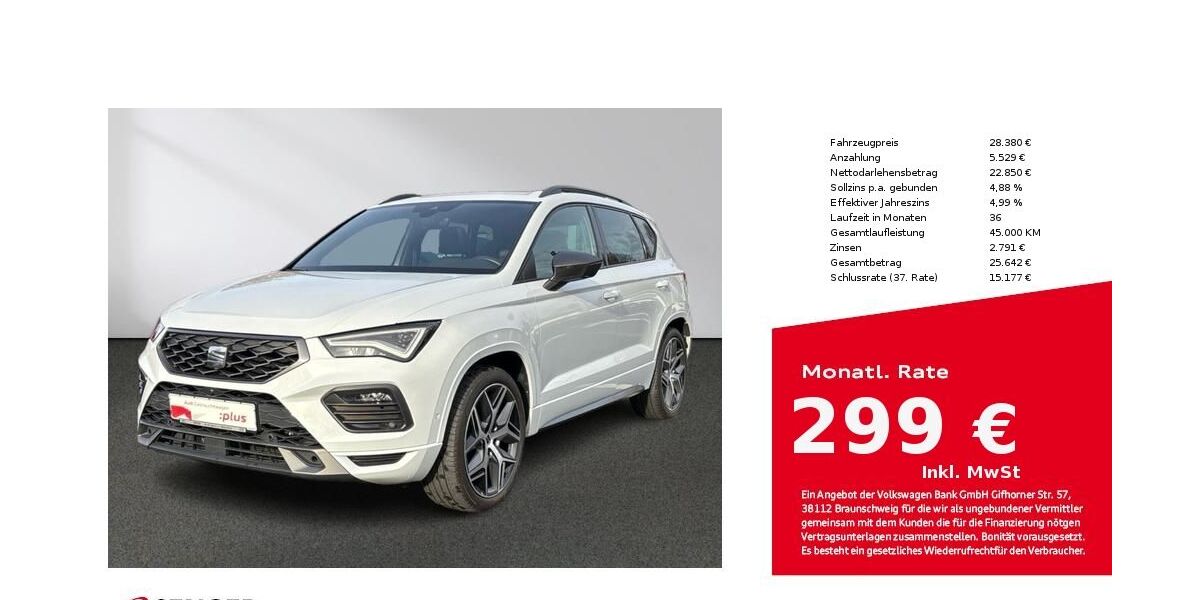 Seat Ateca 71.904 km 26.880 &euro; Bielefeld 33609